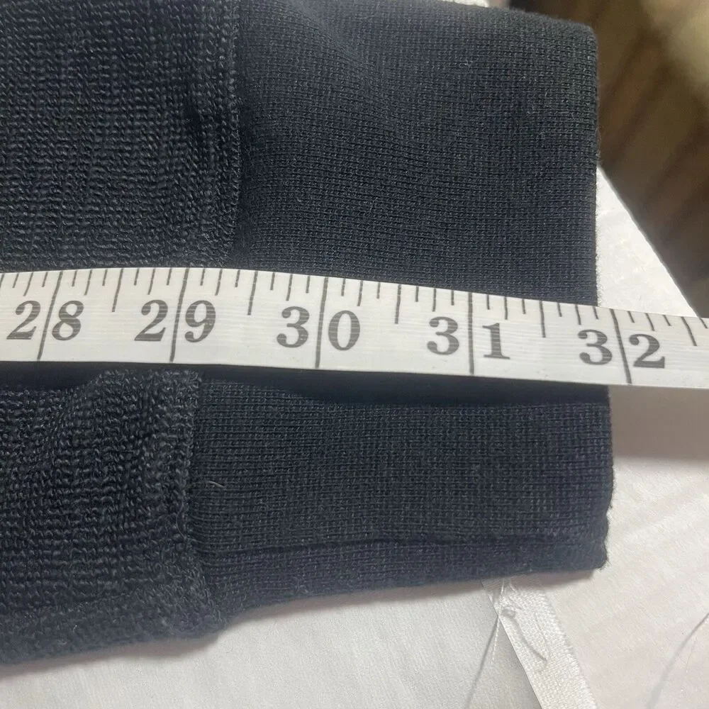 Goodfellow & Co Men’s Shirt Size Large Thermal Henley Long Sleeve Black Ribbed